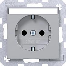 Hager SD SCHUKO BF EHBS Ax/Cx titan met lack