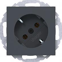 Hager Std. SCHUKO 45° St.-kl. Ax/Cx ant mt la