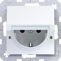 Hager SD SCHUKO KLD arret. SK Ax/Cx liweiß gl