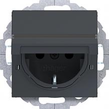 Hager SD SCHUKO KLD BF EHBS Ax/Cx ant mt lack