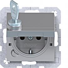 Hager SD SCHUKO KLD Ax/Cx titan matt lack