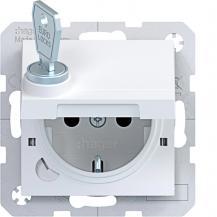 Hager Std. SCHUKO KLD EHBS Ax/Cx lichtweiß mt
