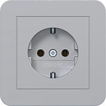 Hager Std. SCHUKO ADP SK C1 titan met lack