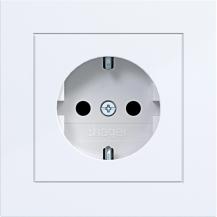 Hager Std. SCHUKO ADP erh. BS SK A.1 liweiß gl