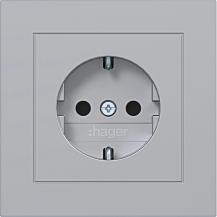 Hager SD SCHUKO ADP EHBS A.1 titan met lack