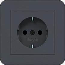 Hager SD SCHUKO ADP erh. BS SK C1 ant mt lack