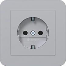 Hager SD SCHUKO ADP EHBS C1 titan met lack