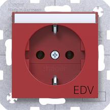 Hager STD SCHUKO "EDV" EHBS SKL Ax/Cx rot gl