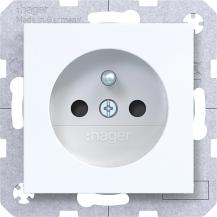 Hager Std. m. Schutzk.st. EHBS Ax/Cx liweiß gl