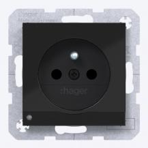 Hager STD SKT LED-O.Li EHBS SLKL Ax/Cx sw gl