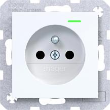 Hager SD Sch.kt.st. u. LED EHBS Ax/Cx lweiß gl