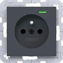 Hager STD SKT K-LED EHBS SLK Ax/Cx ant mt lack