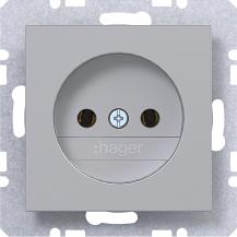 Hager Std. o. Schutzk. Ax/Cx titan met lack