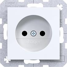 Hager Std. o. Schutzk. erh. BS Ax/Cx liweiß gl