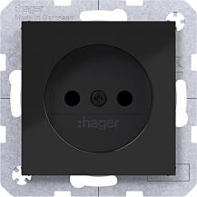 Hager Std. o. Schutzk. erh. BS Ax/Cx sw gl
