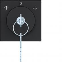 Hager ZS Schl./TR J-Schl. 3 St. Ax/Cx sw matt