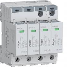 Hager Überspannungsabl 4P TNS 40 kA