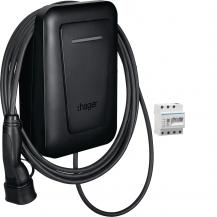 Hager Ladestation witty plus Ladekabel 22kW 6,5m MID, RFID, OCPP, flow Energiema