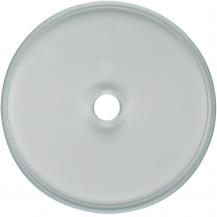 Hager Glasplatte Schalter/Tas. Serie Glas klar