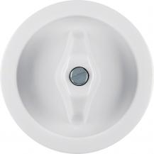 Hager Zentralstück mit Knebel Serie 1930, polarweiß glänzend