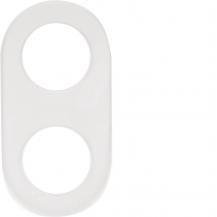 Hager Serie Glas, Rahmen 2fach f. HWM