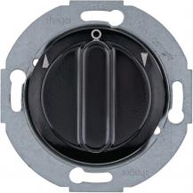 Hager Jal-Drehsch 1p Z-St1930/Glas schwarz