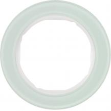 Hager Rahmen 1fach R.Classic Glas pw