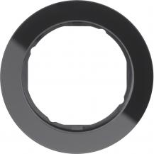 Hager Rahmen 1fach R.Classic Glas schw