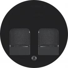 Hager Zentralstück m 2 Staubs R.Cl schwarz