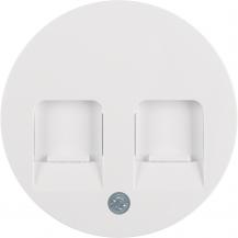 Hager Zentralstück m 2 Staubs R.Cl polarw