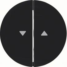Hager Wippen m Aufdruck Symbol Pfeil R.Cl sw
