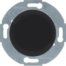 Hager Blindverschluss mit ZS 1930/Glas schwarz
