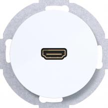 Hager HDMI Steckdose R.Cl polarweiß glänz