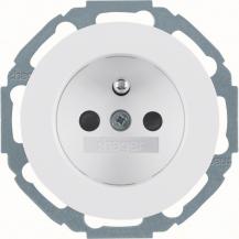 Hager Steckdose m SK-Stift erh BS R.Classic pw