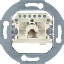 Hager UAE-Anschlussdose 8-p. Modul weiß