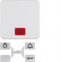 Hager Wippe mit 5 Linsen WG UP IP44 polarweiß
