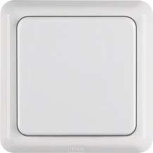Hager Steckdose SCHUKO mit Klappdeckel und Rahmen, Unterputz, IP44, polarweiß gl