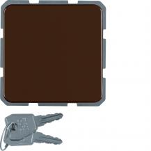 Hager Steckd SCHUKO Klap Schloss WG UP IP44 br