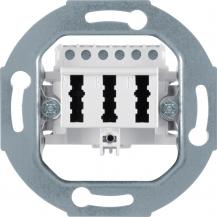 Hager TAE-Anschlussdose 3 x 6NFN Modueins. pw