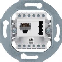 Hager UAE 8(6)/TAE 6 F+N-Anschlussd. Modul. pw