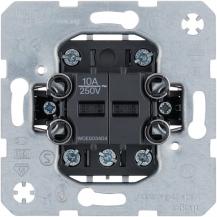Hager Gruppen-Wippentaster, Unterputz, Modul-Einsätze, 4 Schließer, 10A/250V, IP