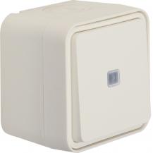 Hager Kontroll-Wechselschalter AP W.1 pw