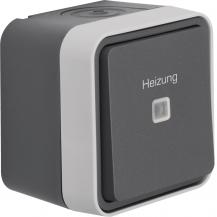 Hager Kontroll-Wechselschalter Heiz. AP W.1 gr