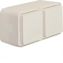Hager Steckdose SK-S 2f waag e BS KD 4E W.1 pw