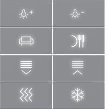 Hager Aufs. KNX Tsens 8f Bel. A.x/C.x tit met