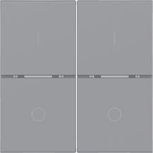 Hager Abdeck. Taster 2f I/O A.x/C.x titan matt