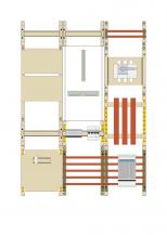 Hager WaFeld,Univ.N,1050x750x160,DE,100A