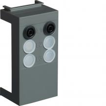 Hager Gerätehalter f. Amperemeter 3-phasig FV+