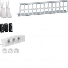 Hager Multimedia Kit,mit Steckdose,Patch-Panel