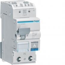 Hager AFDD mit LS 1P+N 6kA B-13A 2M